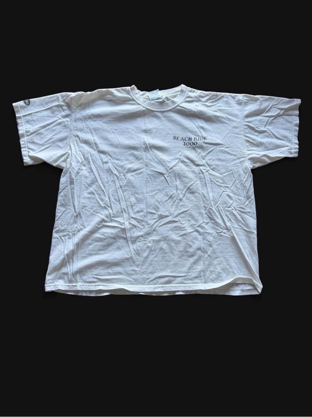 Vintage 2000 “Beach Ride” motorcycle event T-shirt - Picture 1 of 4